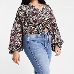 ASOS Curve Floral Top